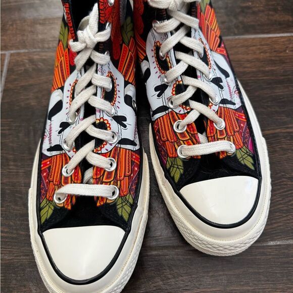 Converse Chuck 70 High Dia De Los Muertos Day Of The Dead 173112C M-8.5 W 10.5 - Picture 2 of 8
